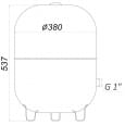 Гидроаккумулятор Zilmet HYDRO-PRO 50V (1", 10 bar)(11A0005000)