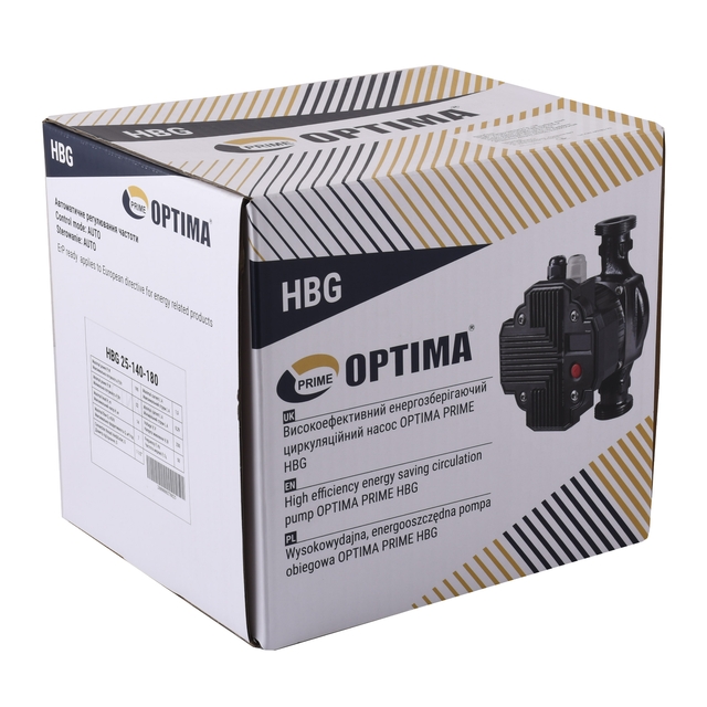 Циркуляционный насос Optima PRIME HBG 25-140AUTO 180 мм