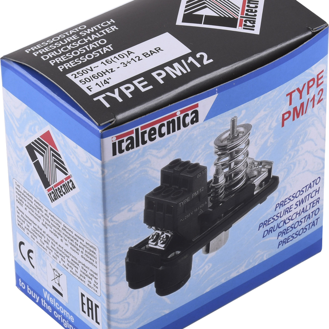 Реле тиску Optima Italtecnica PM-12 G