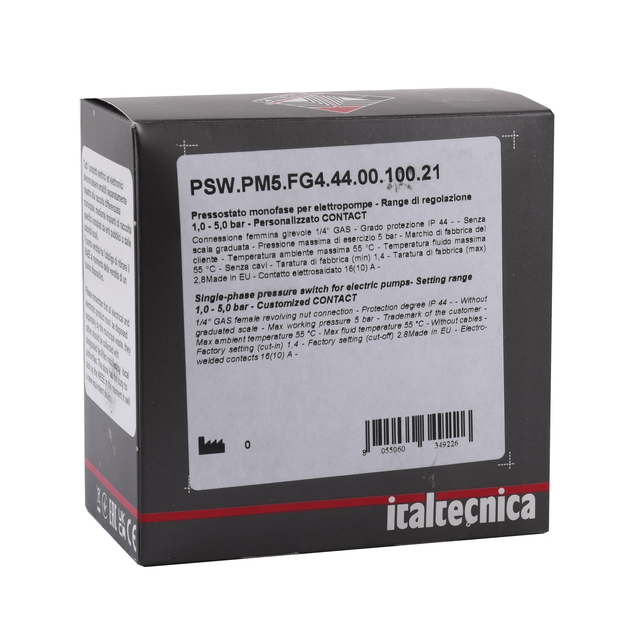 Реле тиску Optima Italtecnica PM-5 G