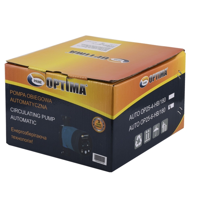 Циркуляційний насос Optima PRIME OP25-60AUTO 180 мм + гайки