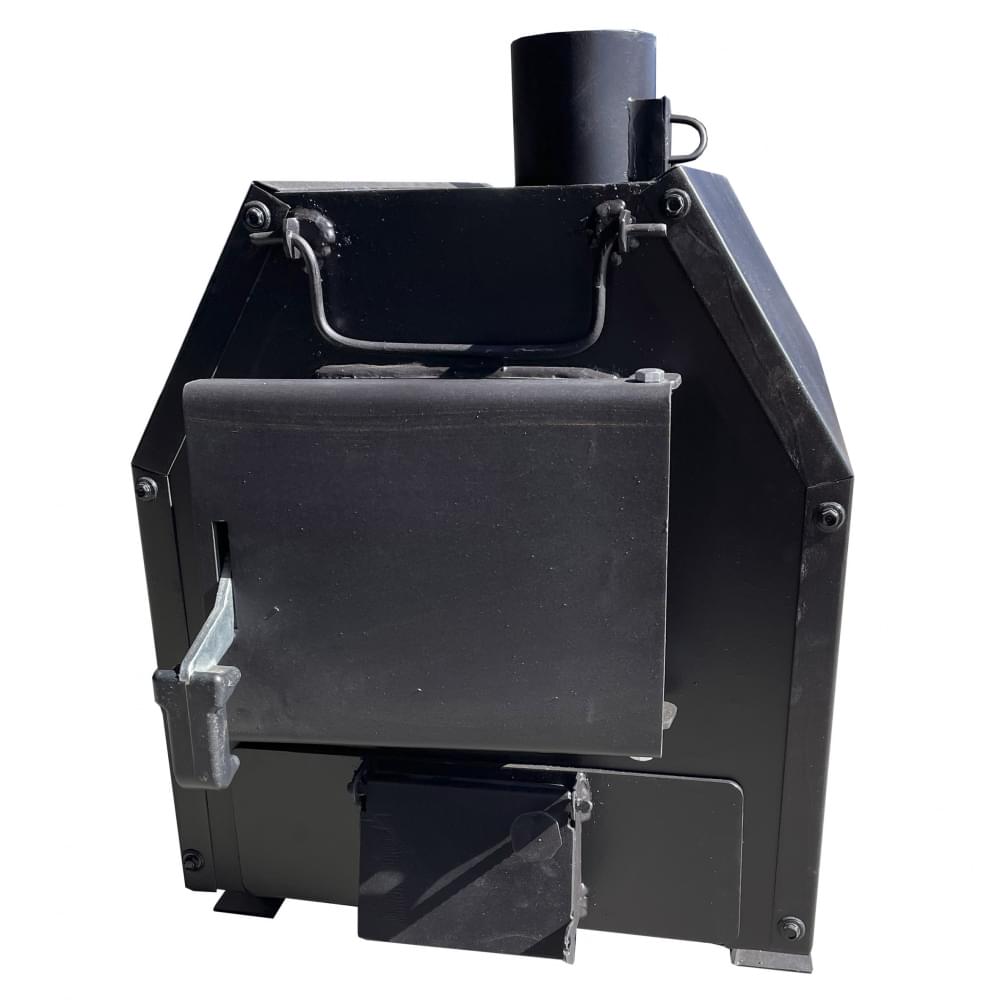 Котел твердотопливный  Unio ″Булерьян-1″ 4-10 кВт с варочной поверхностью