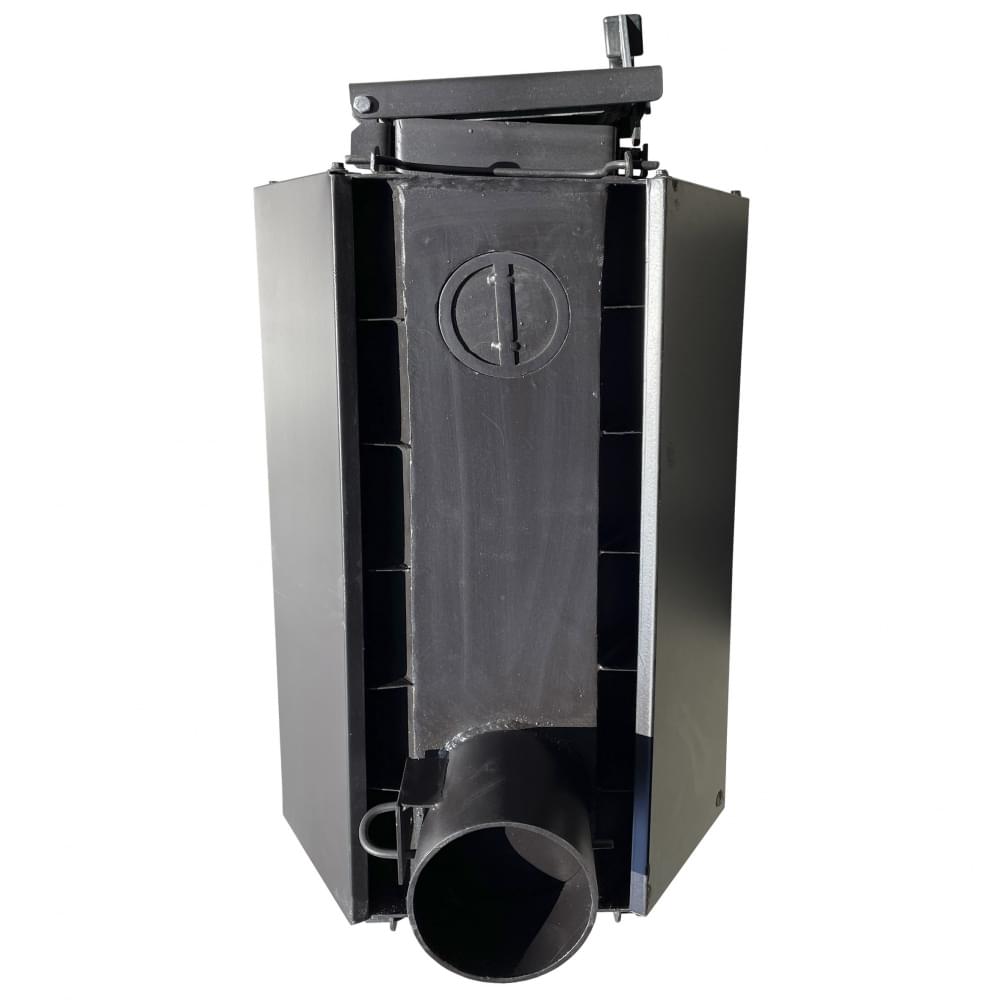 Котел твердотопливный  Unio ″Булерьян-1″ 4-10 кВт с варочной поверхностью