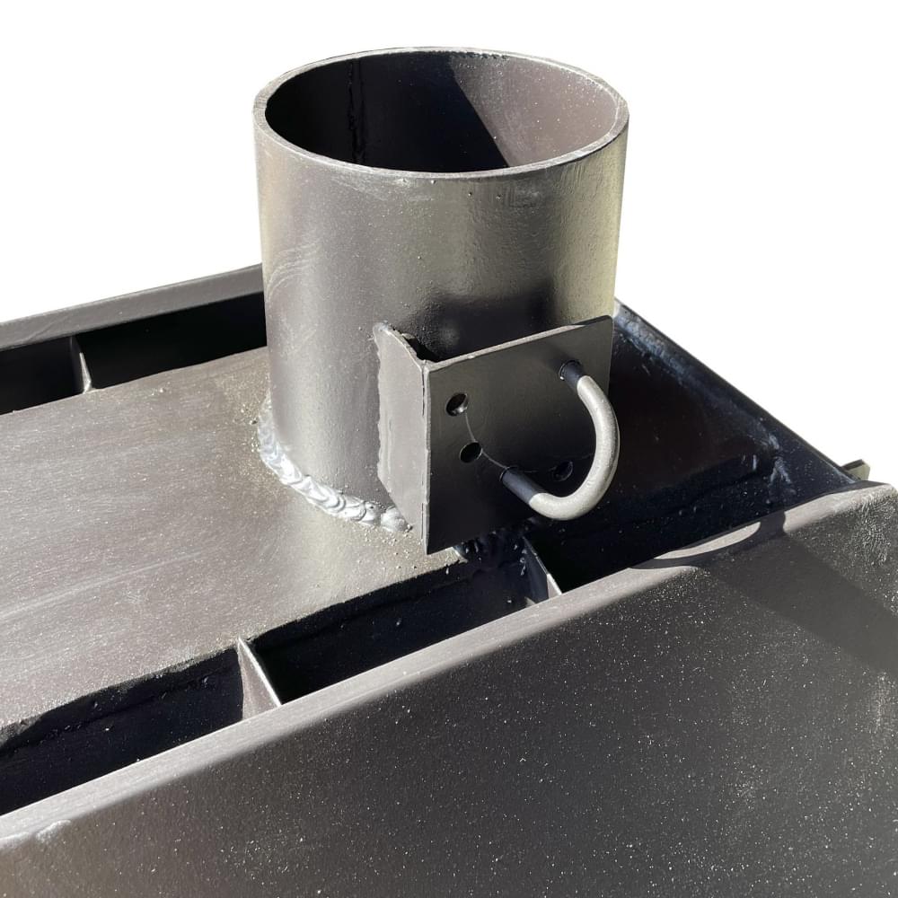 Котел твердотопливный  Unio ″Булерьян-1″ 4-10 кВт с варочной поверхностью