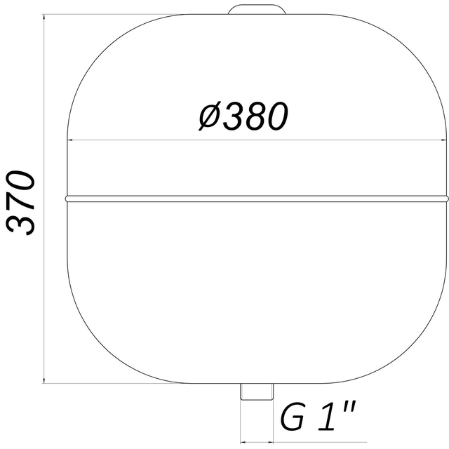 Гидроаккумулятор Zilmet HYDRO-PRO 35 (1", 10 bar) (11A0003500)