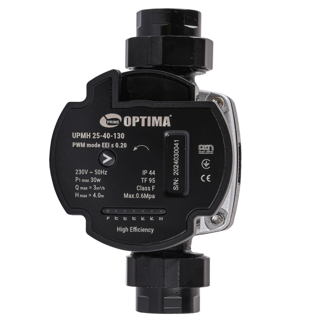 Циркуляционный насос Optima PRIME UPMH 25-40AUTO 130мм + гайки
