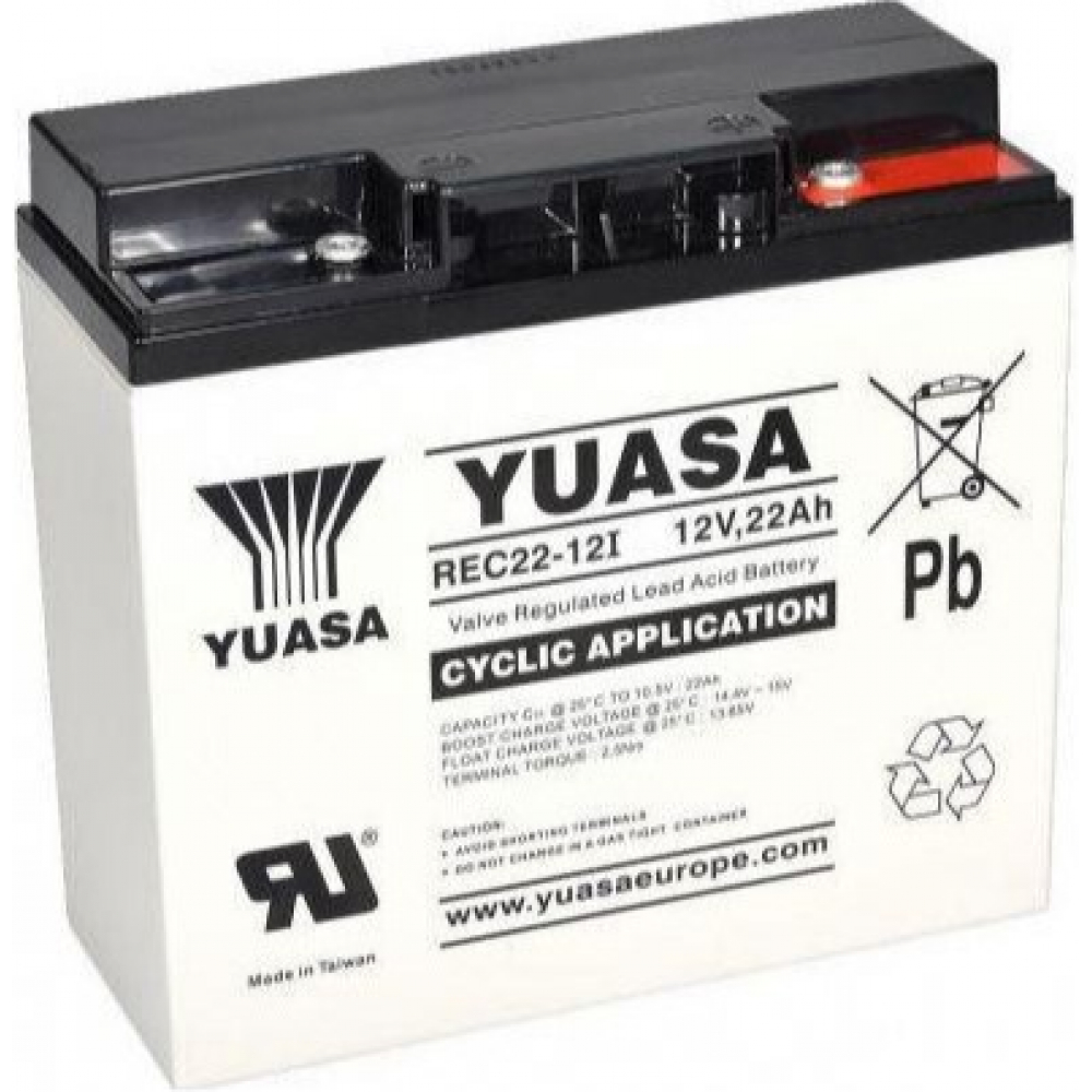 Аккумулятор Yuasa 22Ah 12V (REC22-12I)