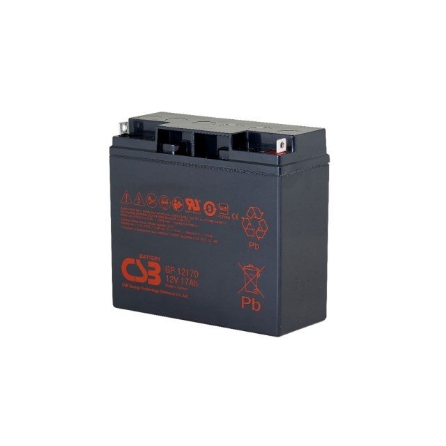Аккумулятор свинцово-кислотный (AGM) CSB GP12170 AGM (12V 17Ah)