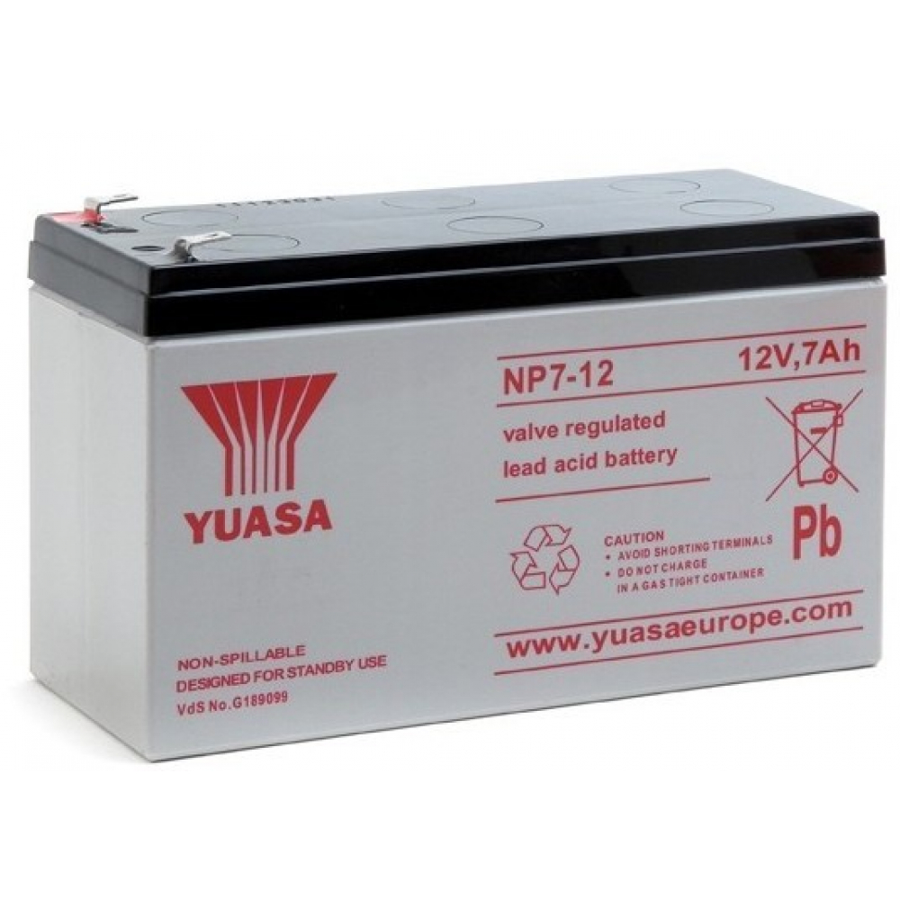 Аккумулятор Yuasa NP7-12L AGM (12V 7Ah)