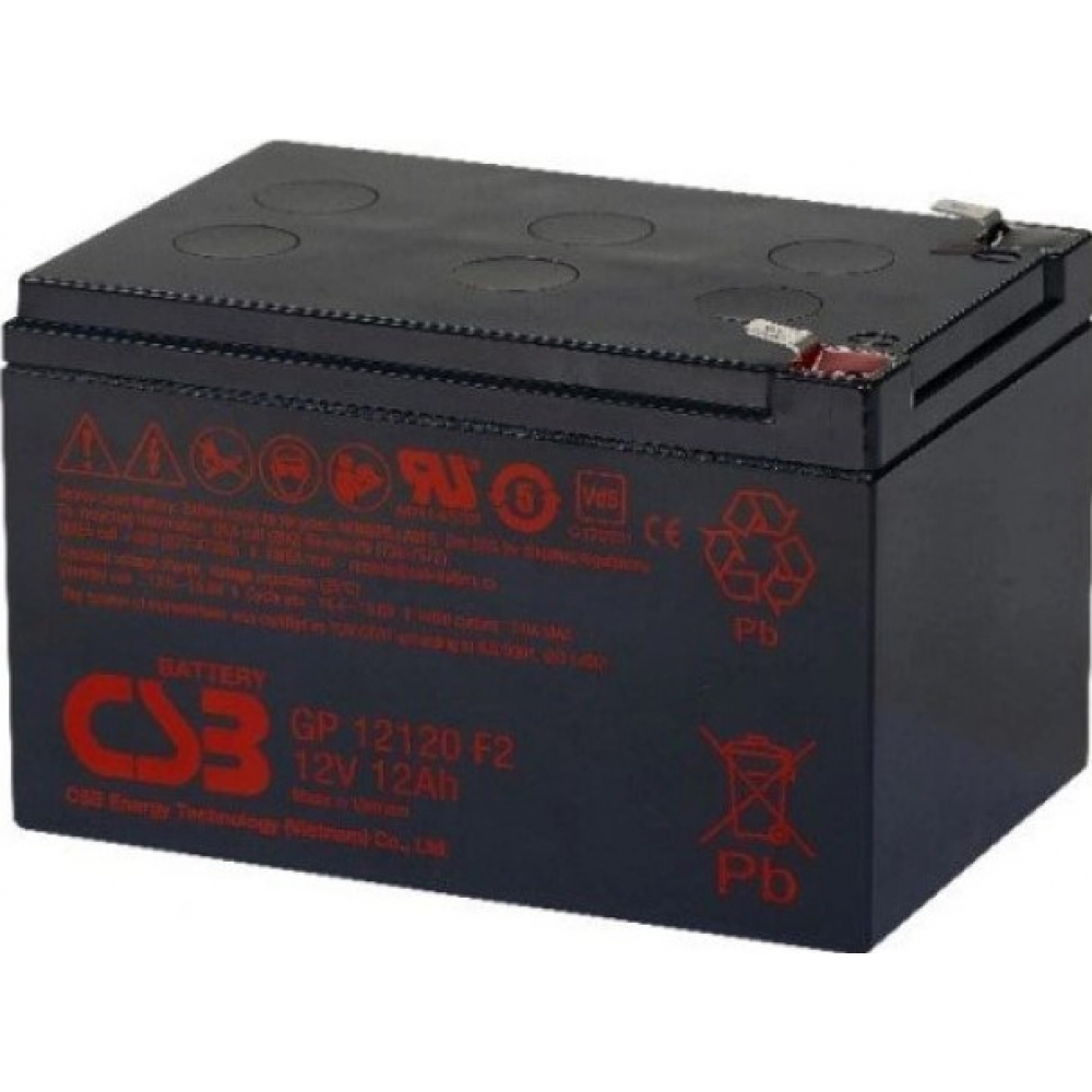 Акумулятор СSB GPL12120 AGM  12Ah 12V