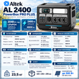 Зарядна станція Altek AL 2400 PowerBox PRO PLUS 2,4 кВт 2048 Вт/год LiFePO4