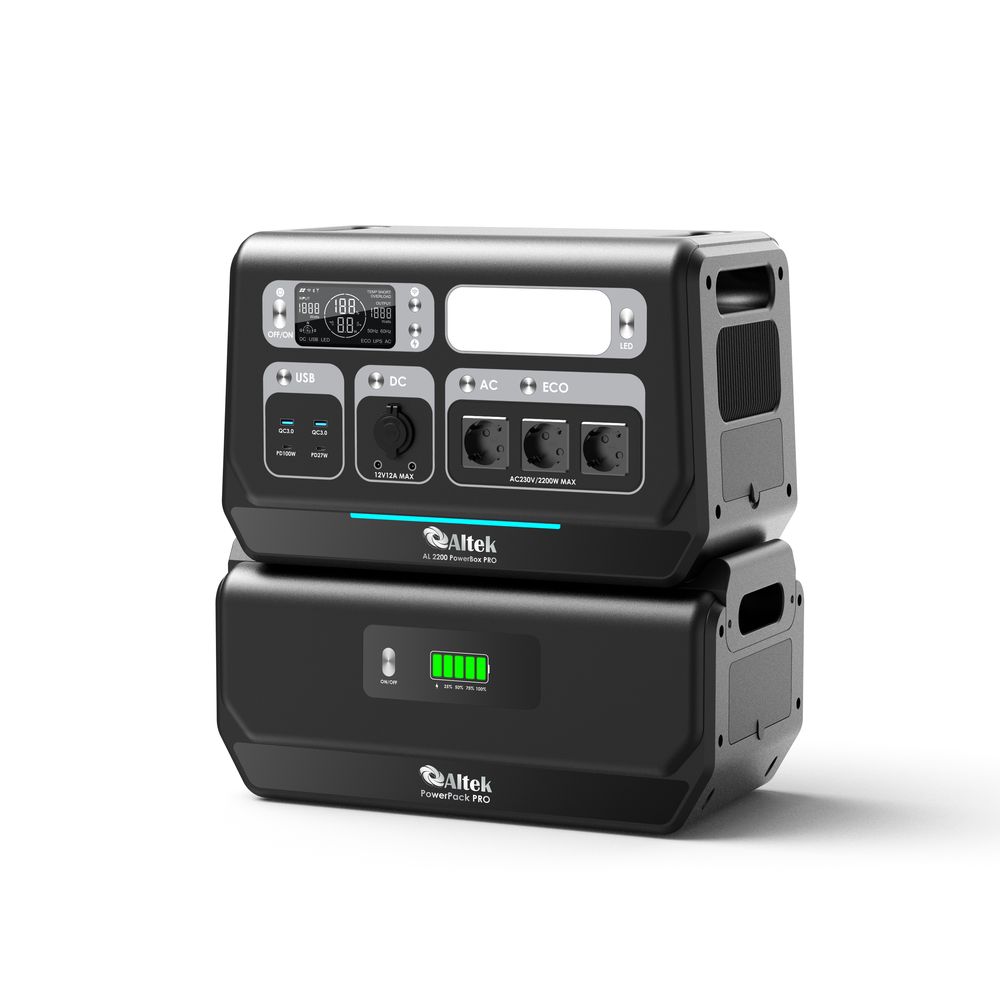 Портативная зарядная станция Altek AL 2400 PowerBox PRO PLUS 2400W 2048Wh