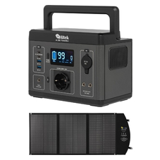 Altek AL 300 PowerBox 300W 296Wh + сонячна панель ALT-120 чорний
