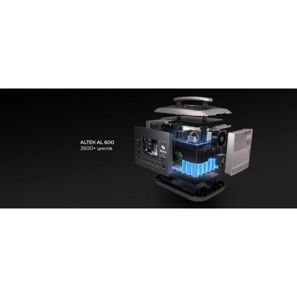 Портативна зарядна станція Altek AL 600 PowerEdge 600W 537,6Wh