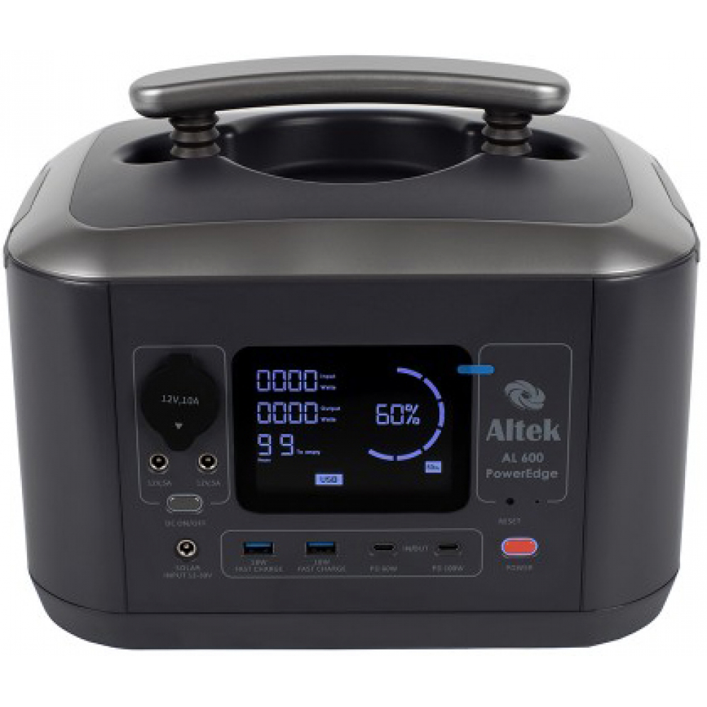 Портативна зарядна станція Altek AL 600 PowerEdge 600W 537,6Wh