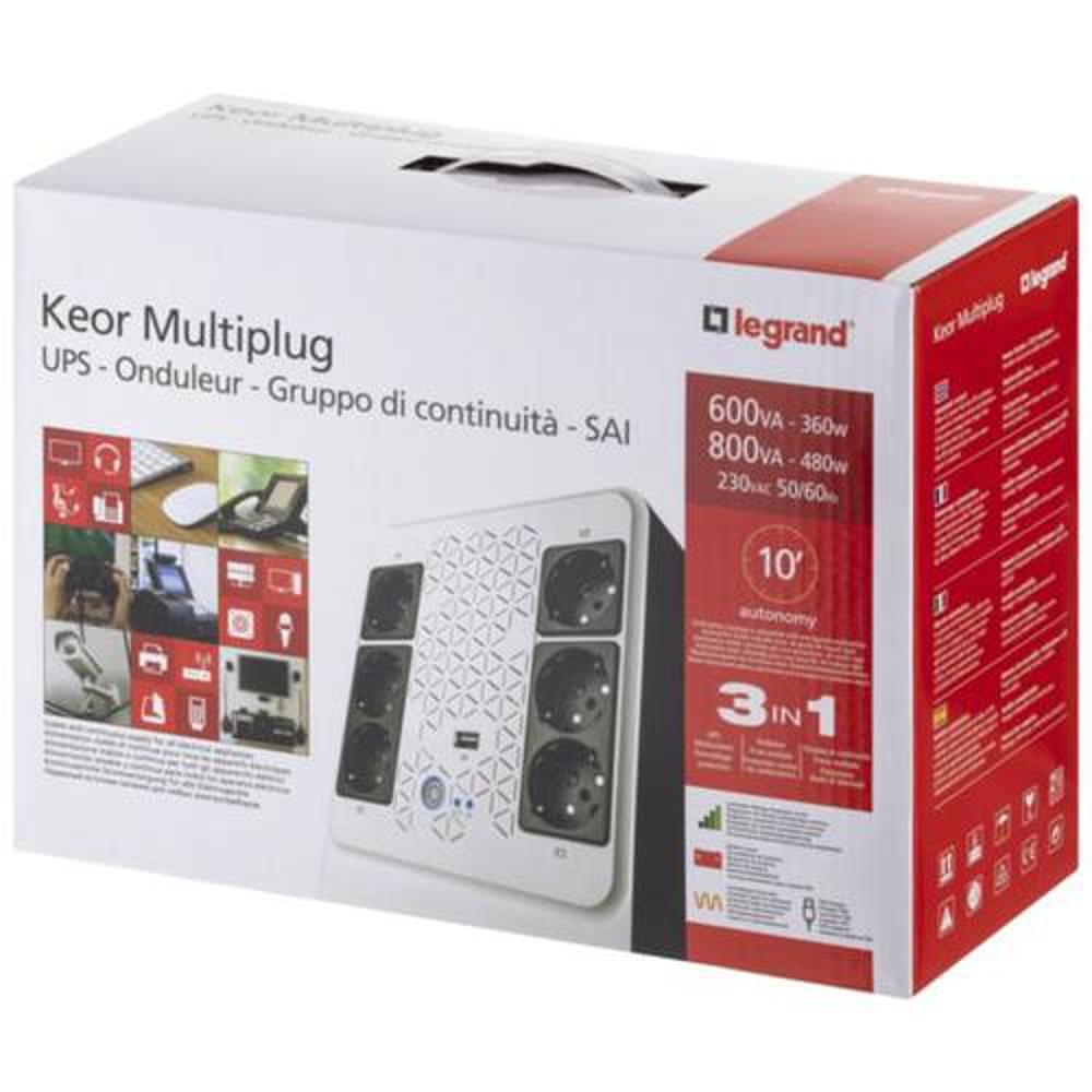 ИБП Legrand Keor Multiplug 800VA (310082)