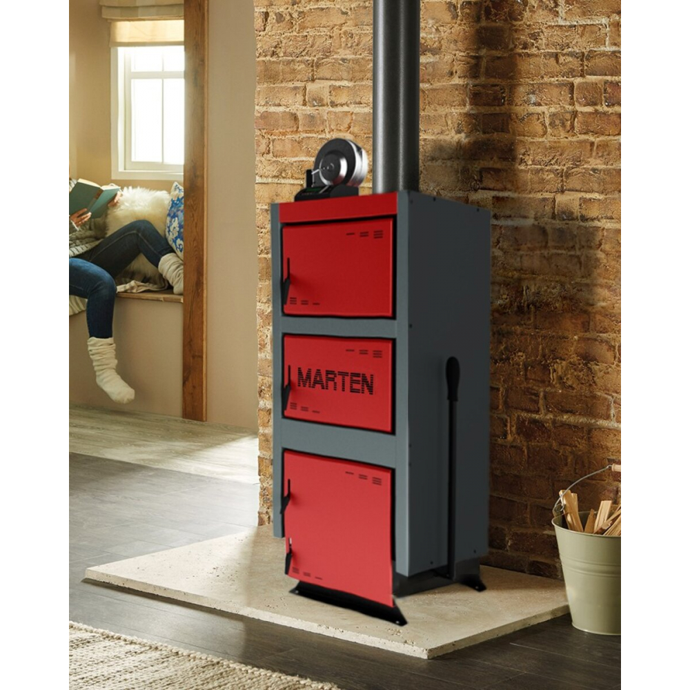Котел твердотопливный  Marten Comfort MC-80