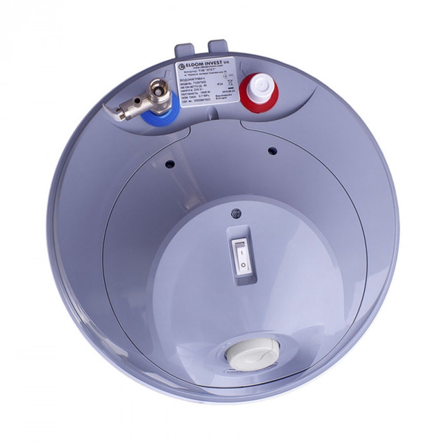 Бойлер накопичувальний електричний Eldom Style DRY 30 SLIM 2x0.8 kW 72269WD