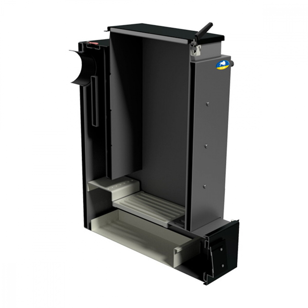 Котел твердотопливный длительного горения Zubr 10 кВт