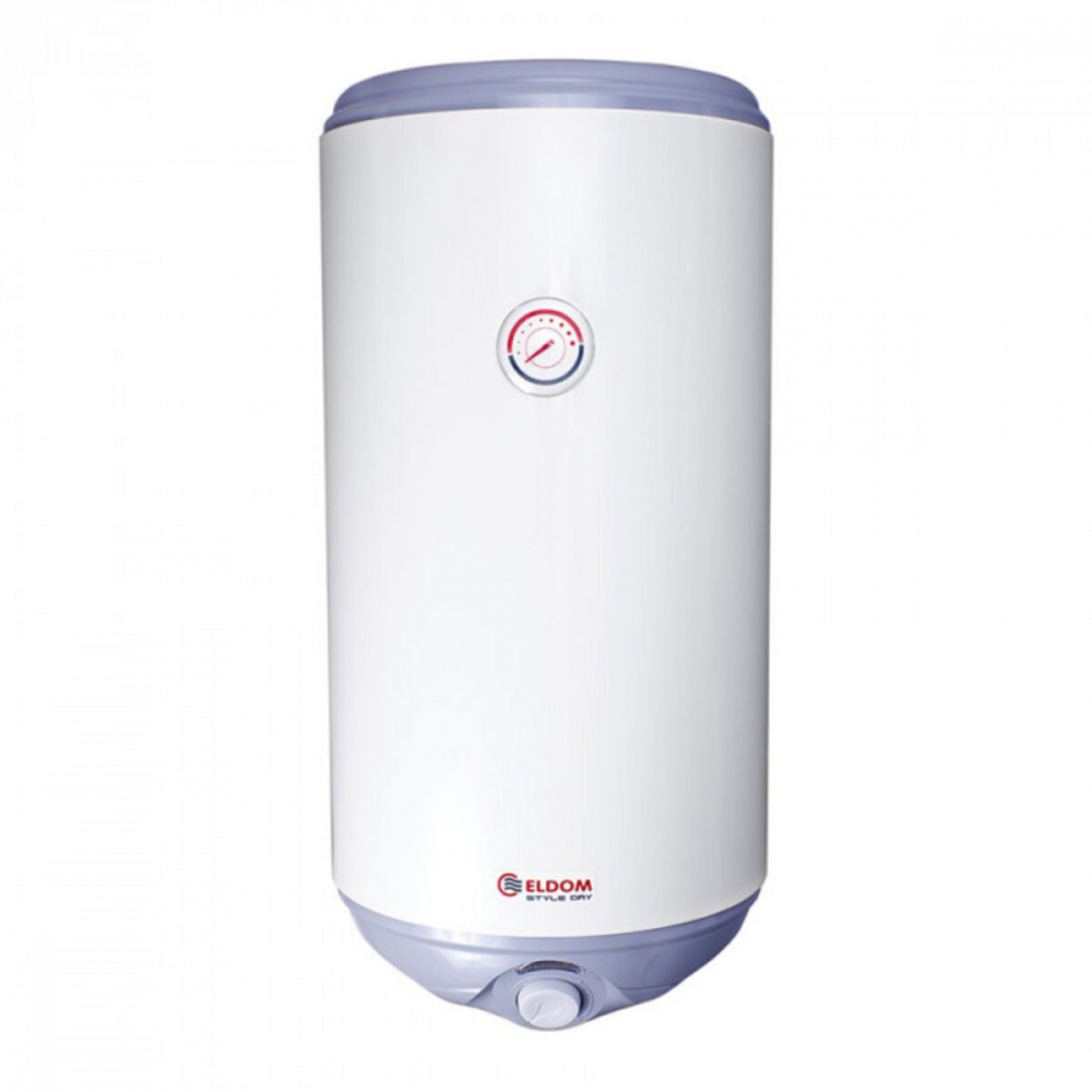 Бойлер накопичувальний електричний Eldom Style DRY 80 2x1.0 kW 72265WD