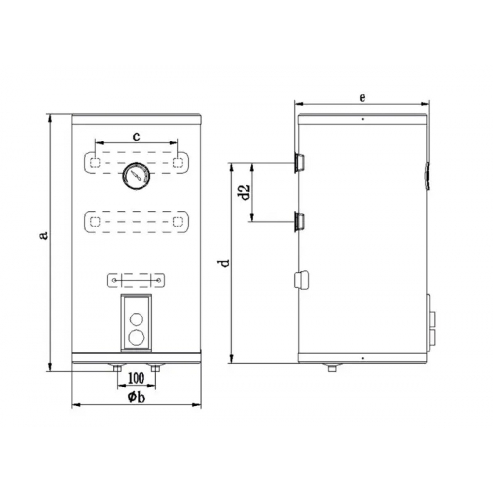 Бойлер накопичувальний електричний Ocean Classic RZL100M-5 ETDT 100л