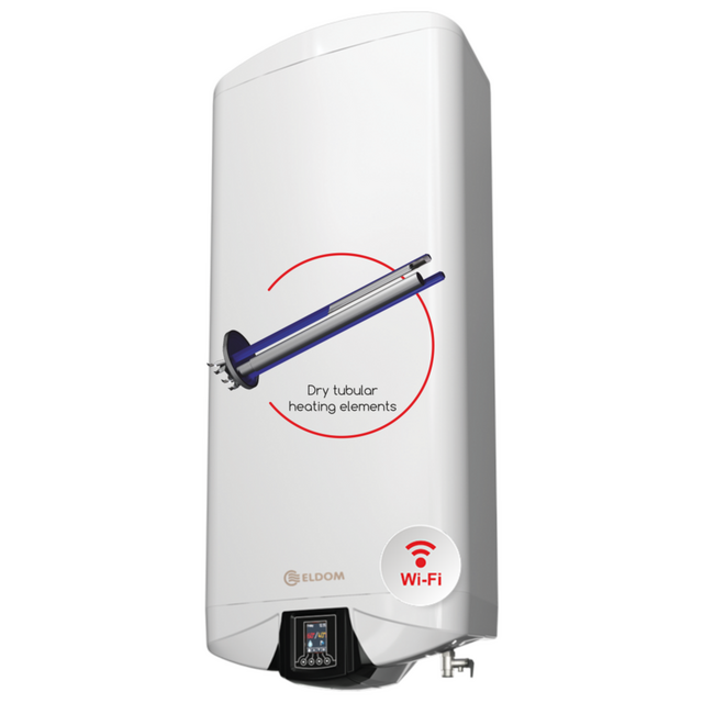 Бойлер накопичувальний електричний Eldom Galant 100 2100+1200 W DU100W-W
