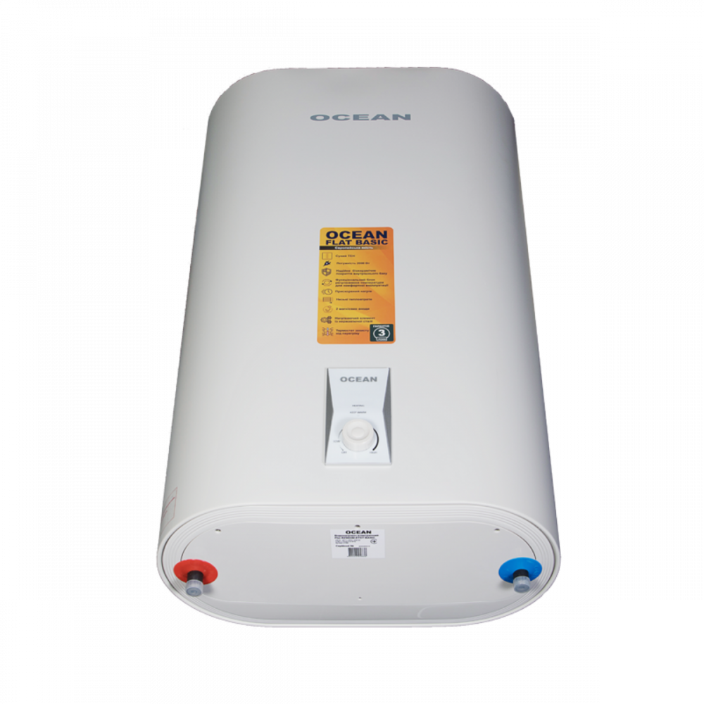 Бойлер накопичувальний електричний Ocean Flat RZB50M, ET+DT BASIC 50л