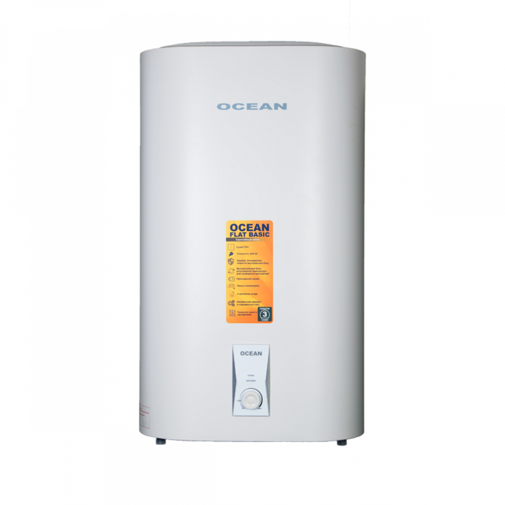 Бойлер накопичувальний електричний Ocean Flat RZB50M, ET+DT BASIC 50л