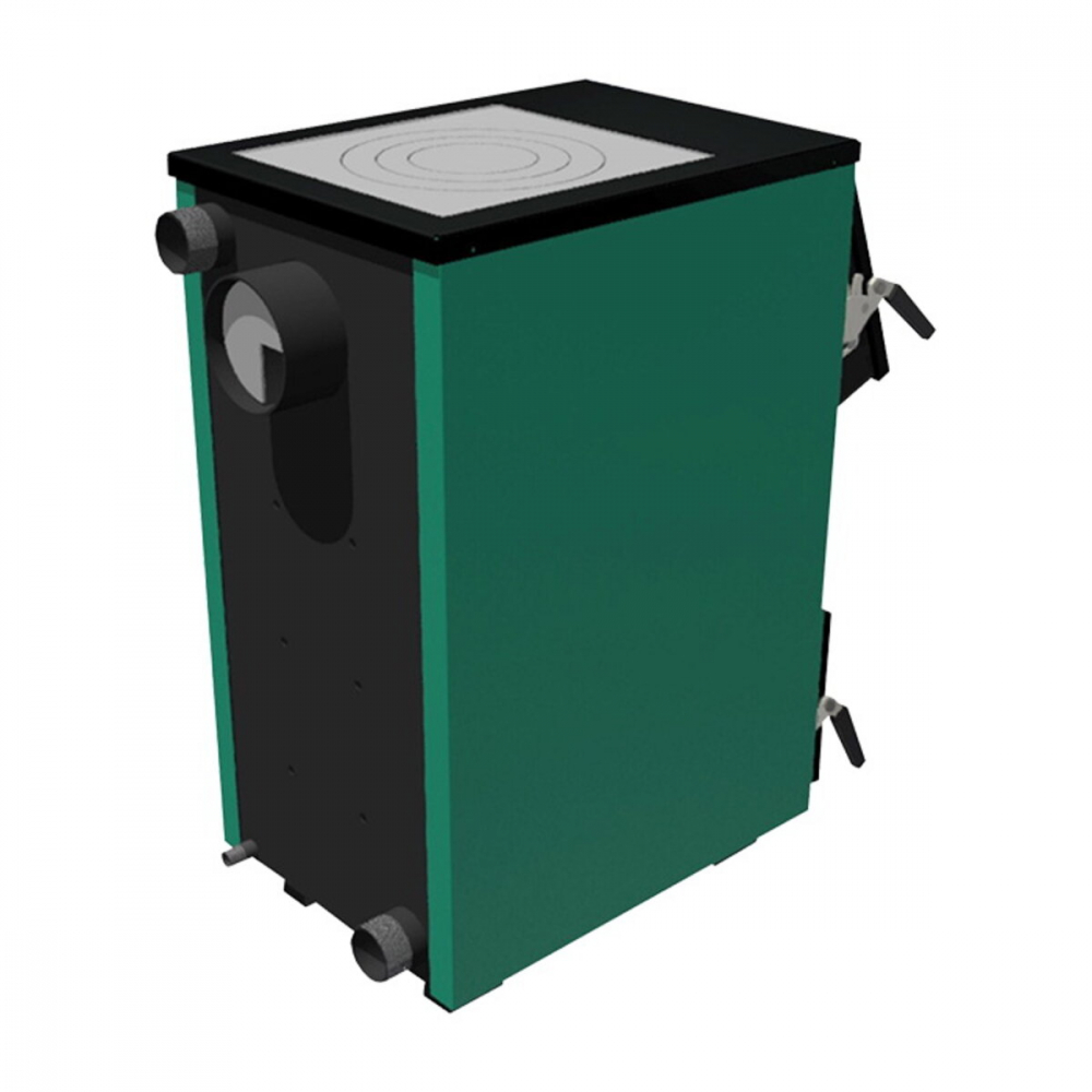 Котел твердотопливный длительного горения Zubr Eko Плита 15 кВт