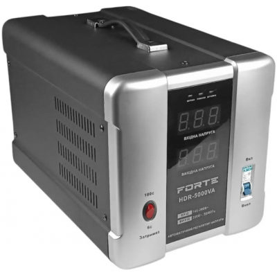 Стабилизатор напряжения релейный Forte HDR-5000 (5 кВт, 1 фаза)