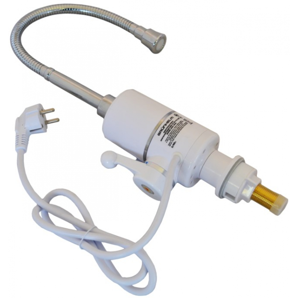 Проточный водонагреватель Grunhelm EWH-1X-3G-FLX-LED