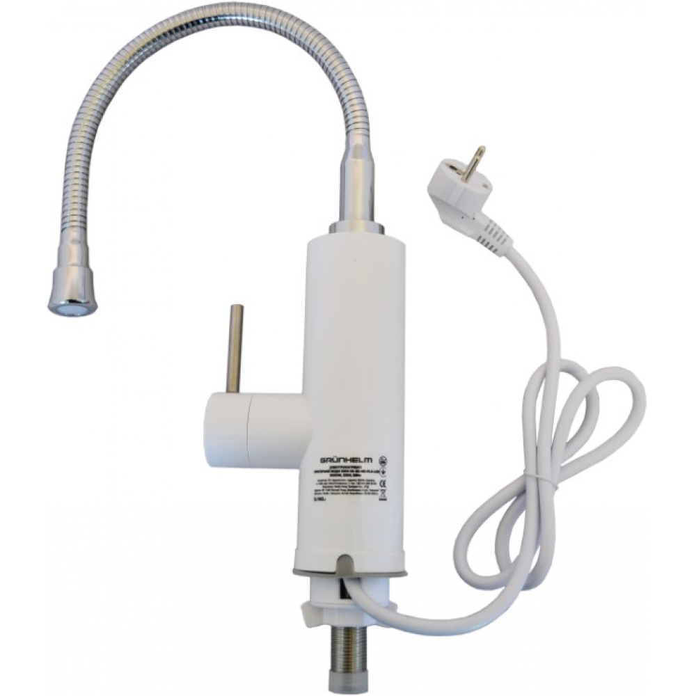 Проточный водонагреватель Grunhelm EWH-1X-3G-ND-FLX-LED