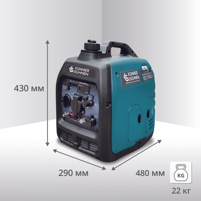 Инверторный бензиновый генератор Könner&amp;Söhnen KS 3100iG S (3,1 кВт)