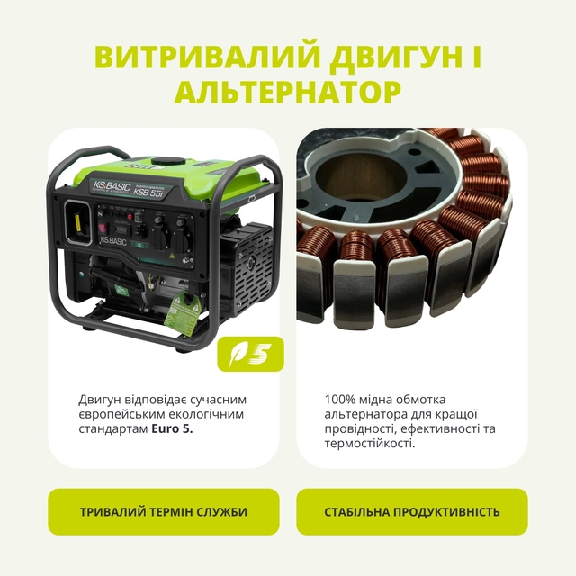 Інверторний генератор Könner&amp;Söhnen KSB 55i