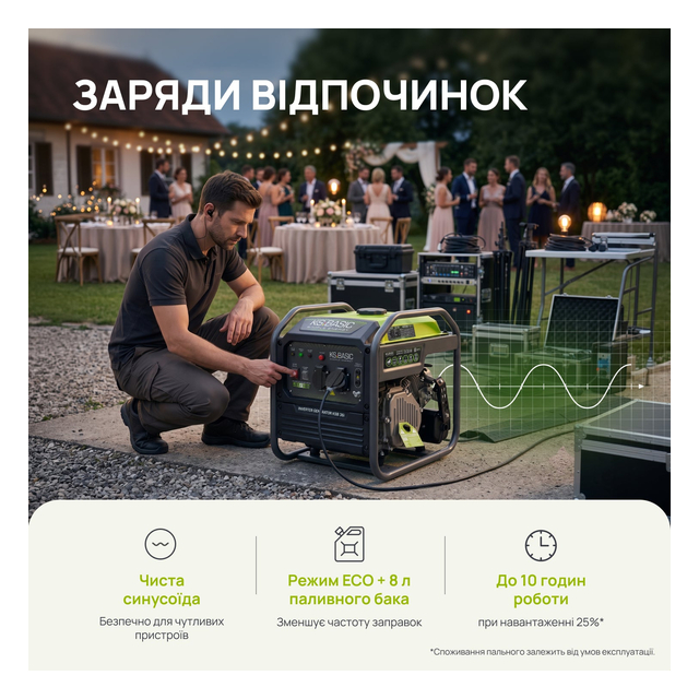 Бензиновый генератор 3.8 кВт однофазный Könner&amp;Söhnen KSB 36i