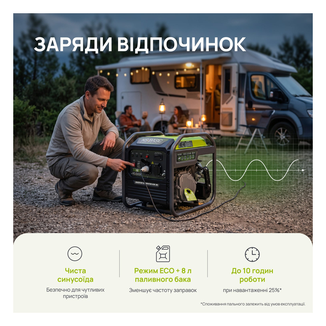 Бензиновый генератор 3.8 кВт однофазный Könner&amp;Söhnen KSB 38i