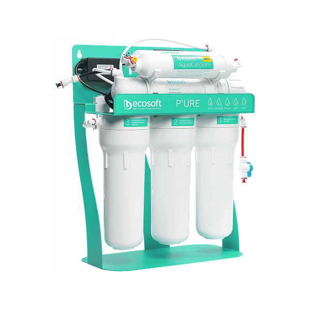 Комплект картриджей Ecosoft P'URE AquaCalcium Mint с помпой на станине (MO675PSMACECO)