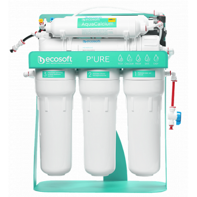 Комплект картриджей Ecosoft P'URE AquaCalcium Mint с помпой на станине (MO675PSMACECO)