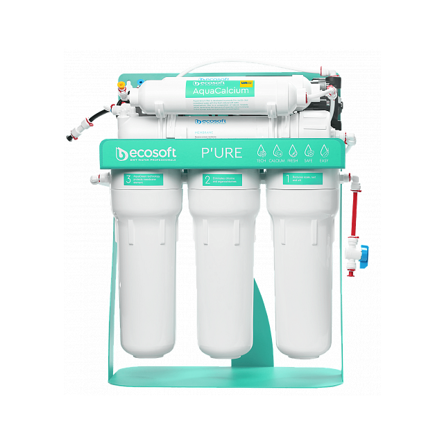Комплект картриджей Ecosoft P'URE AquaCalcium Mint с помпой на станине (MO675PSMACECO)
