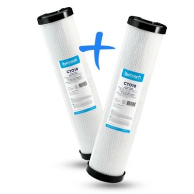 Картридж для фильтра Ecosoft CTO10 4,5"х20" 2шт. (CHVCB24520ECO)