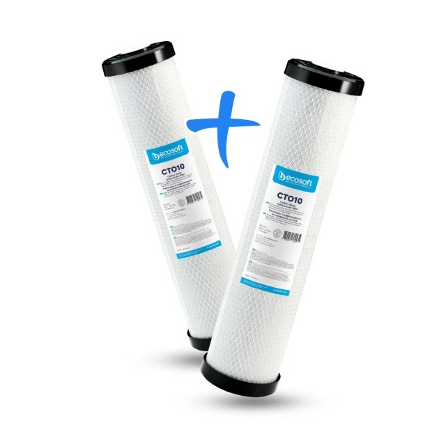 Картридж для фильтра Ecosoft CTO10 4,5"х20" 2шт. (CHVCB24520ECO)