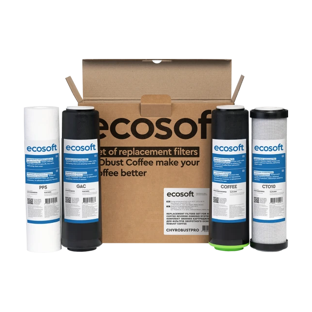 Комплект картриджів Ecosoft для фільтра RObust COFFEE (CHVROBUSTCOFFEE)