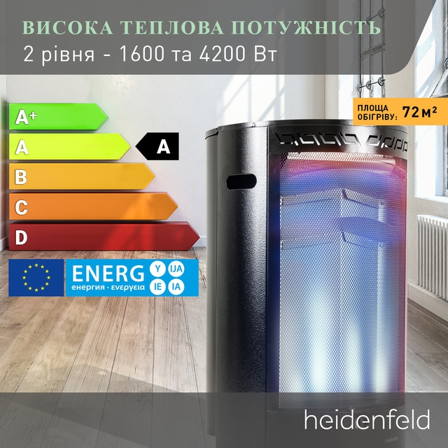 Газовый обогреватель Heidenfeld Blueflame GH110