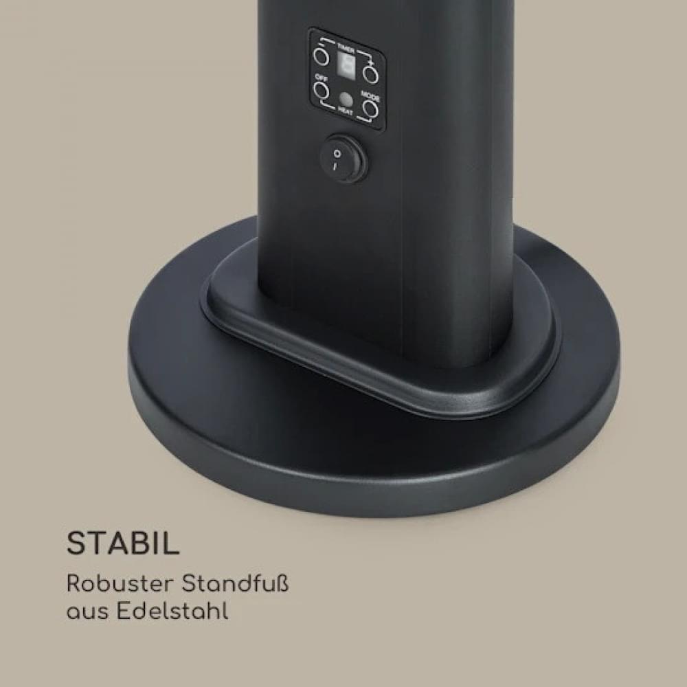 Інфрачервоний обігрівач Blumfeldt Heat Guru Plus Black, 1,2 кВт