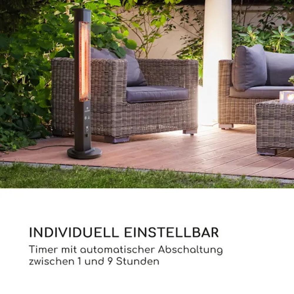 Інфрачервоний обігрівач Blumfeldt Heat Guru Plus Black, 1,2 кВт