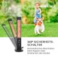 Інфрачервоний обігрівач Blumfeldt Heat Guru Plus Black, 1,2 кВт