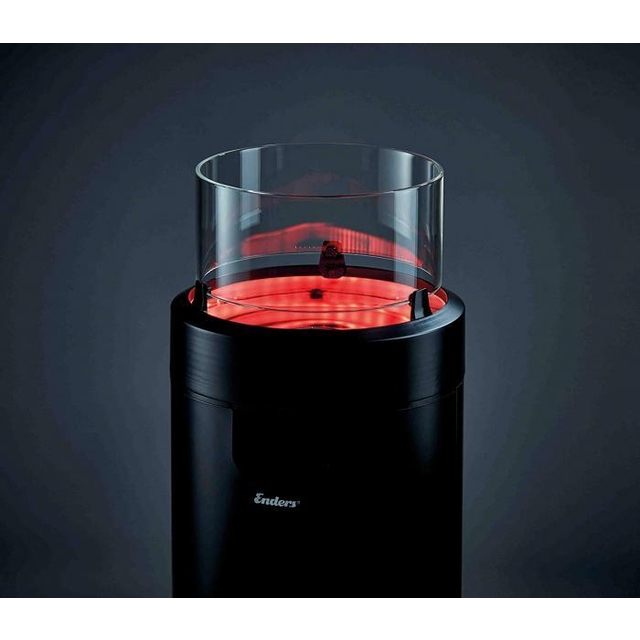 Уличный газовый камин Enders NOVA LED M Black (2,5 кВт)