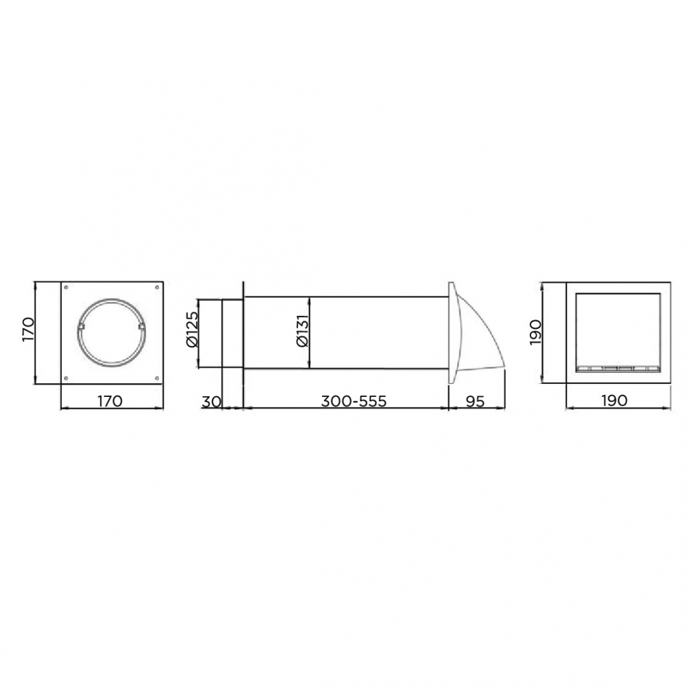 Проветриватель Europlast SPK3-125