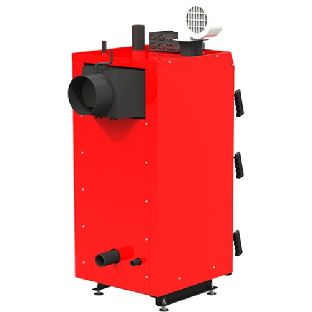 Котел твердотопливный длительного горения Kraft серия S 30 с ручным управлением