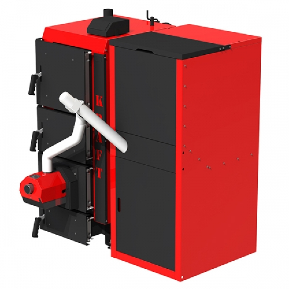 Котел твердотопливный  Kraft серия F 75 с горелкой EcoPalnik (Польша)